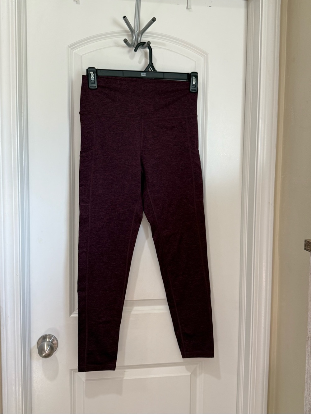 aerie Heathered Plum High-Waist Leggings
